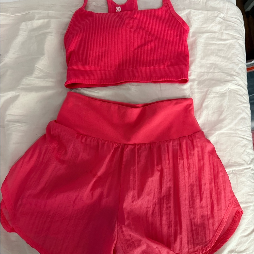 All in Motion Pink Crop Top